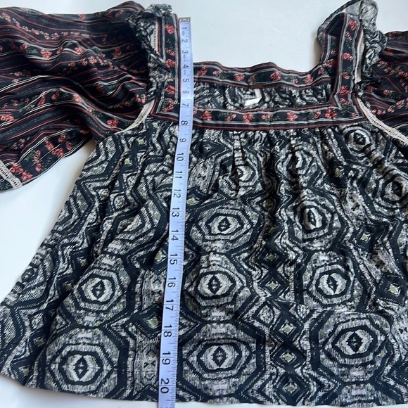 Free People Mostly Meadow Boho Style Blouse - Picture 8 of 10